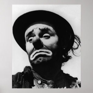 Affiche Clown vintage