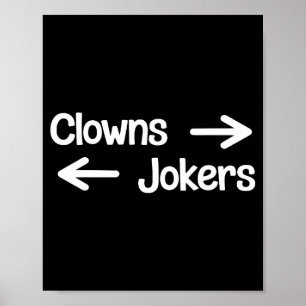 Affiche Clowns à droite, jokers à gauche 