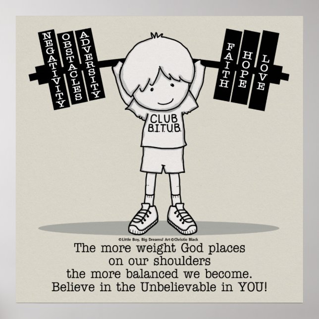 Affiche Club BITUB - Plus équilibré (pas de frontière) (Devant)