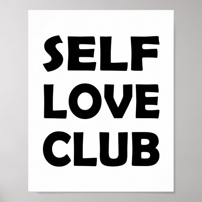 Affiche Club d'amour de soi | Autonomisation des soins (Devant)