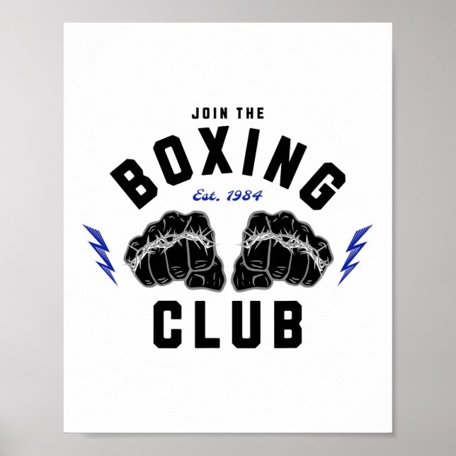 Affiche Club de boxe1  (Devant)