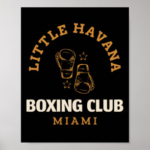 Affiche Club de boxe Little Havana Miami - Boxe