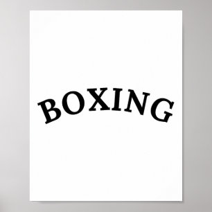 Affiche Club de boxe Vintage Athletic Sports