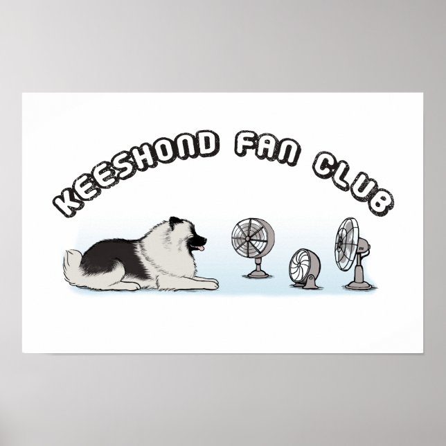 Affiche Club de fans Keeshond (Devant)
