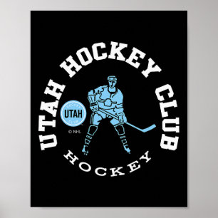 Affiche Club de hockey de l'Utah Edge Dark Heather Officie
