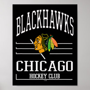 Affiche Club de hockey sur glace des Blackhawks de Chicago