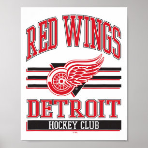 Affiche Club de hockey sur glace des Red Wings de Détroit