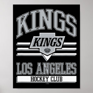 Affiche Club de hockey sur glace Los Angeles Kings Noir Of