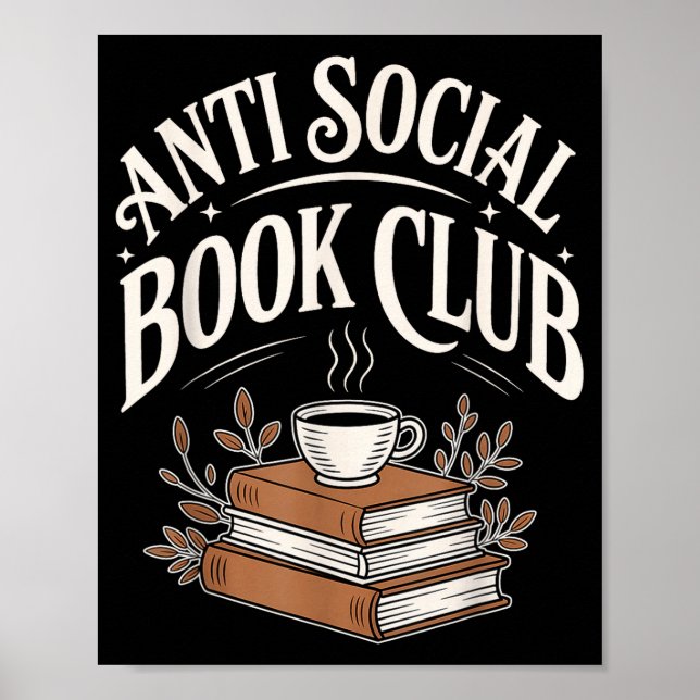 Affiche Club de lecture antisocial drôle (Devant)