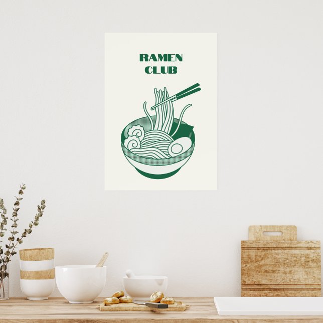 Affiche Club de Ramen (Cuisine)