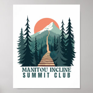 Affiche Club de sommet de Manitou Incline1