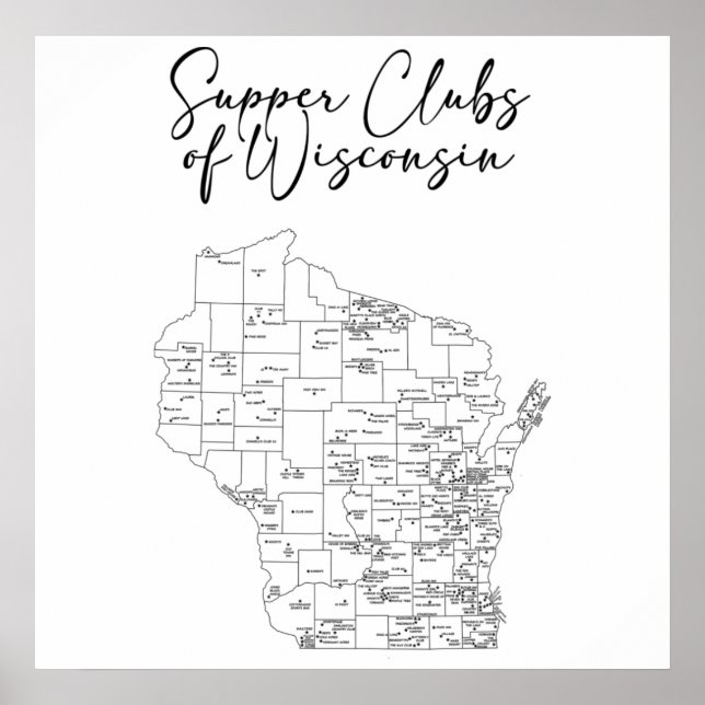 Affiche Club de souper (Devant)