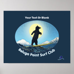 Affiche Club de Surf Beluga Point