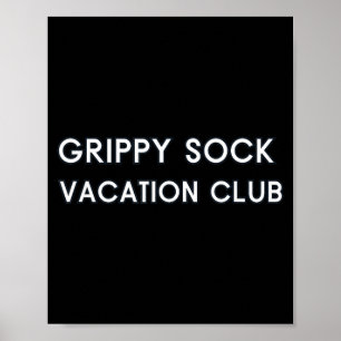 Affiche Club de vacances aux chaussettes antidérapantes Sa