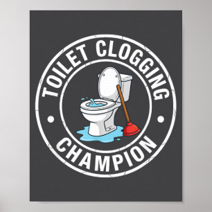 Affiche Club des Champions des Toilettes Bouchées