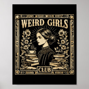 Affiche Club des Filles Bizarres Art Gothique Féministe Vi