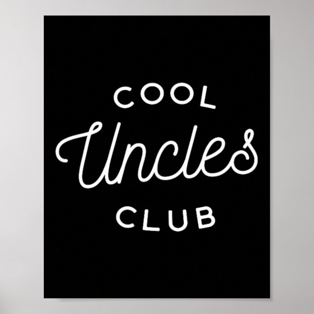 Affiche Club des oncles cool (Devant)