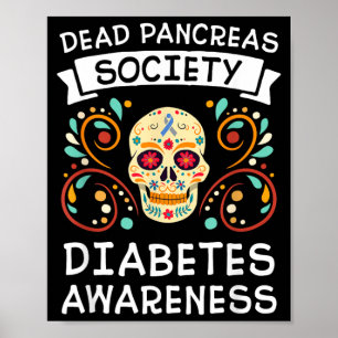 Affiche Club du pancréas paresseux T1d Sensibilisation au