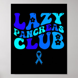 Affiche Club Groovy Lazy Pancreas de sensibilisation au di