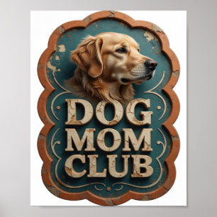 Affiche Club MÈRE DE CHIEN Chic Or