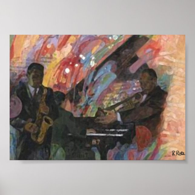 Affiche Club Orchestra à l´huile (Devant)