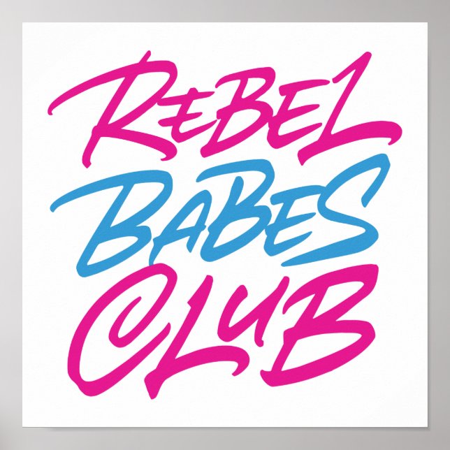 Affiche Club rebelle Babes (Devant)