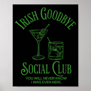 Affiche Club Social d'Au Revoir Irlandais Vous Saurez que