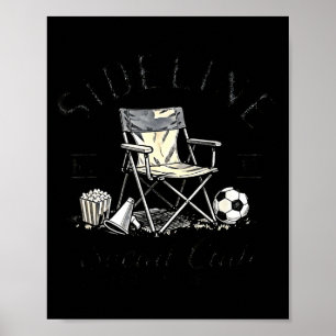 Affiche Club Social de Côté Cheer Snack Repeat Maman de Fo