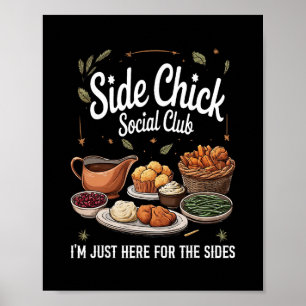 Affiche Club Social de la Copine Secondaire Je Suis Juste