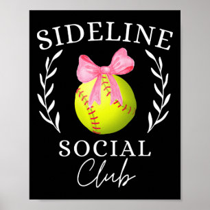Affiche Club Social de Sideline Coquette Maman Soeur Tante
