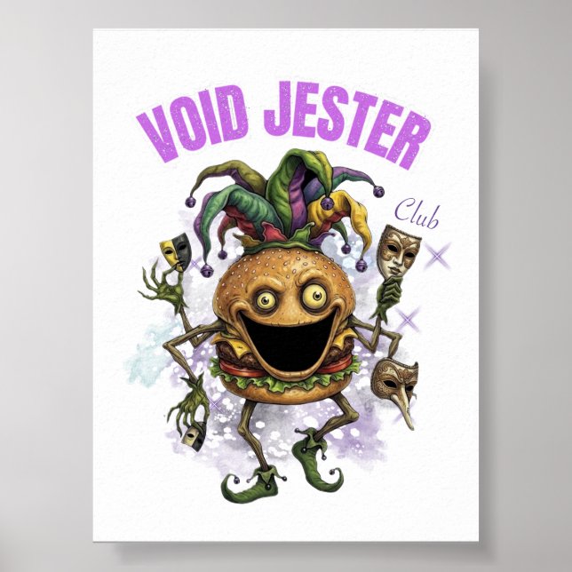 Affiche Club Void Jester - Burger d'ami (Devant)