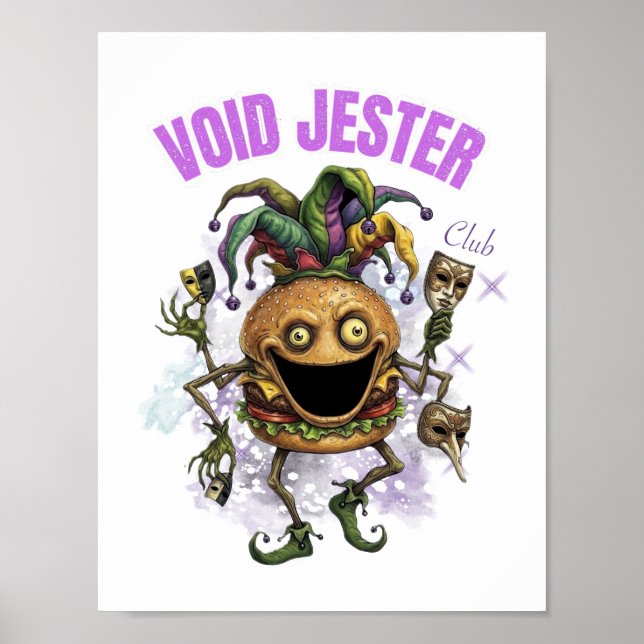 Affiche Club Void Jester - Burger d'ami (Devant)