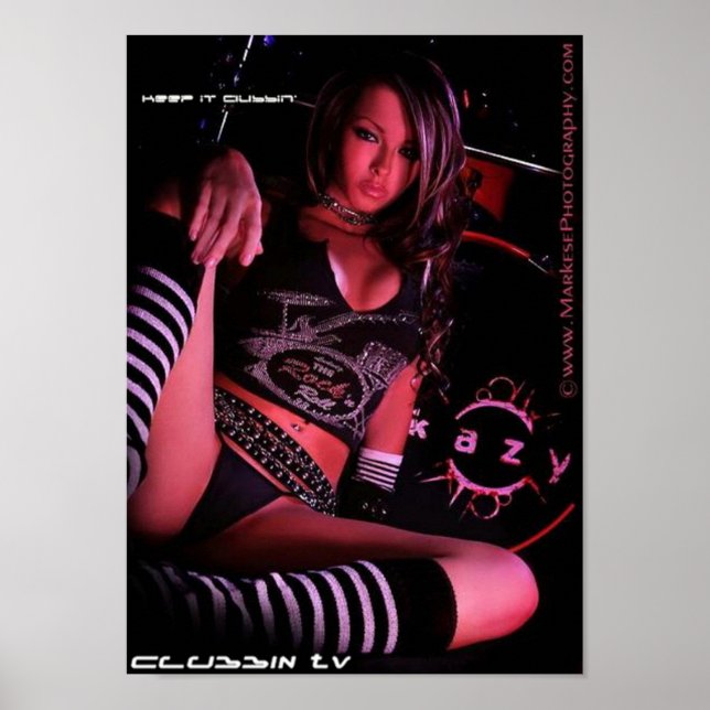 Affiche Clubbin'tv Keep it clubbin' (Devant)