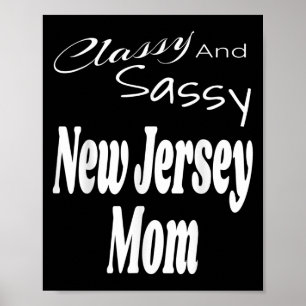 Affiche Cly et Sy New Jersey Maman Humour Drôle Citation