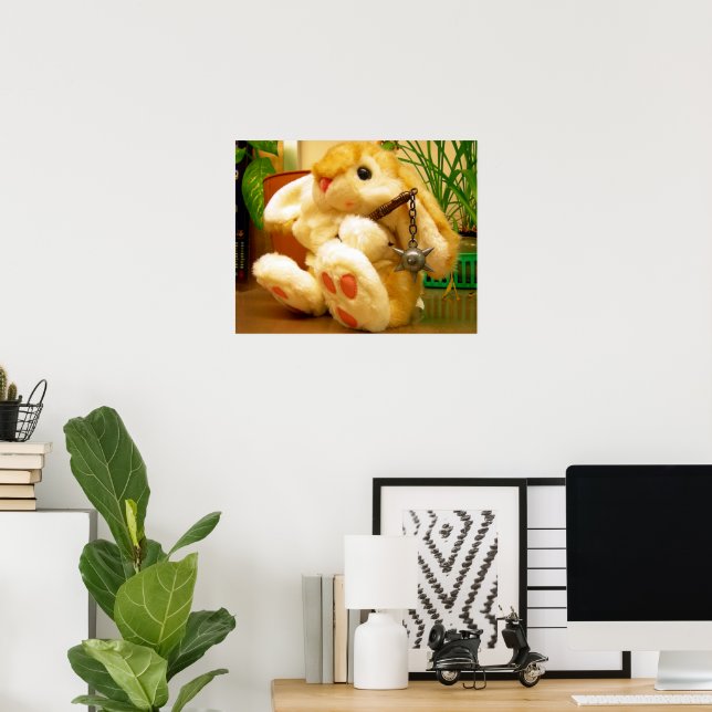 Affiche Clyde da Bunny (Bureau à domicile)