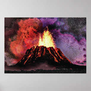 Affiche Cmyk de special du volcan 9