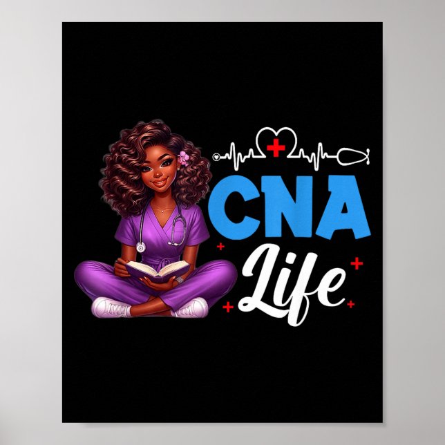 Affiche Cna Life Mois de l'histoire des Noirs Infirmière a (Devant)