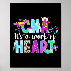 Affiche Cna Travail De Coeur Certifié Infirmière Istant Cn