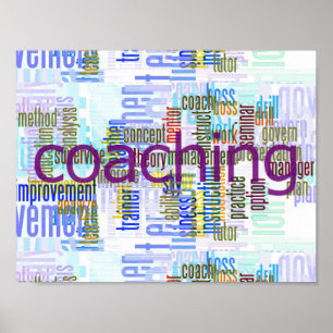 Affiche coach-407290 coach tutor TYPOGRAPHY business mento