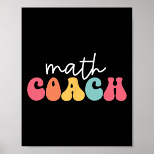 Affiche Coach de mathématiques Professeur de mathématiques