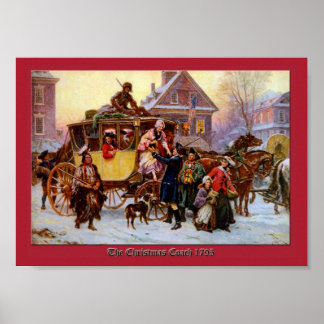 Affiche Coach de Noël 1795 par Jean Leon Ferris Imprimer