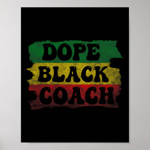 Affiche Coach noir drogue Afrique-Amérique Noire histoire