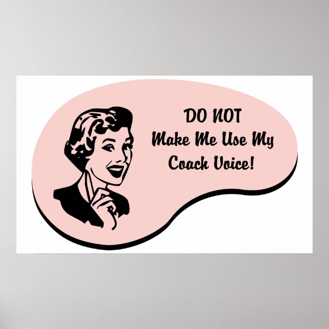 Affiche Coach Voice (Devant)