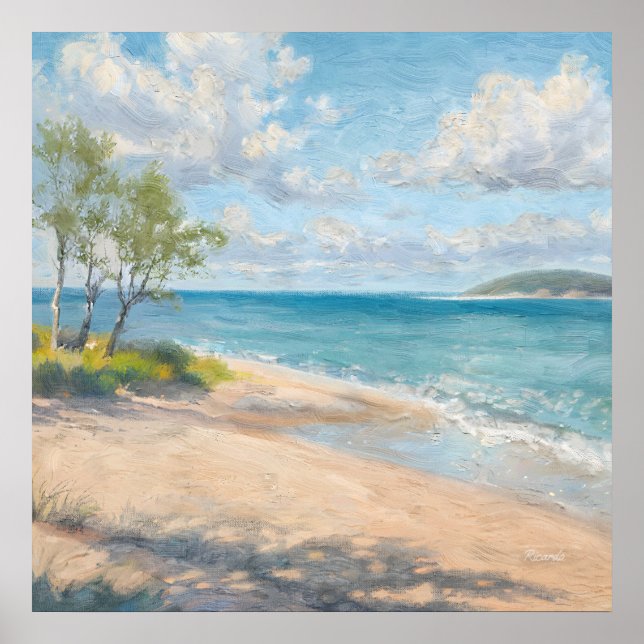 Affiche Coastal Breeze Fine Art Beach Print (Devant)