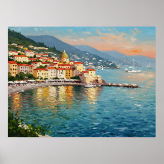 Affiche Coastal Village