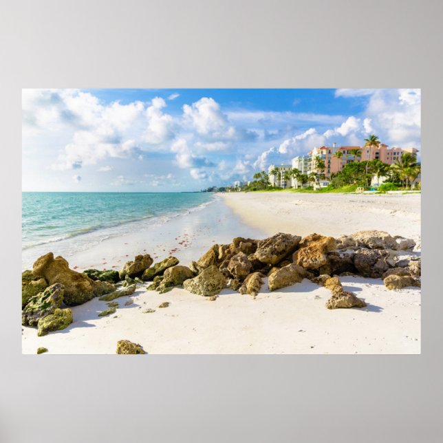 Affiche Coastline | Naples Pier, Southwest Florida (Devant)