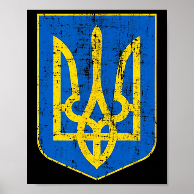 Affiche Coat Of Arms Of Ukraine 3  (Devant)