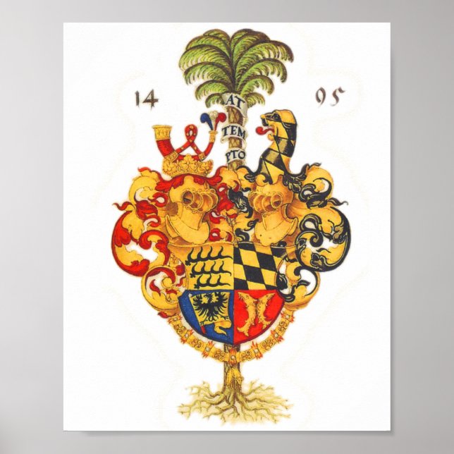 Affiche Coat of Arms with a Palm tree (Devant)