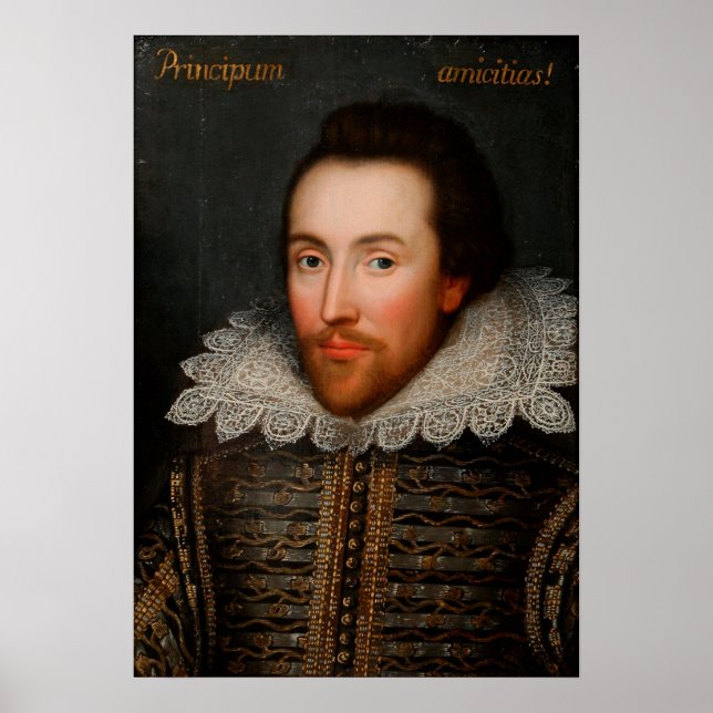 Affiche Cobbe Portrait William Shakespeare (Devant)