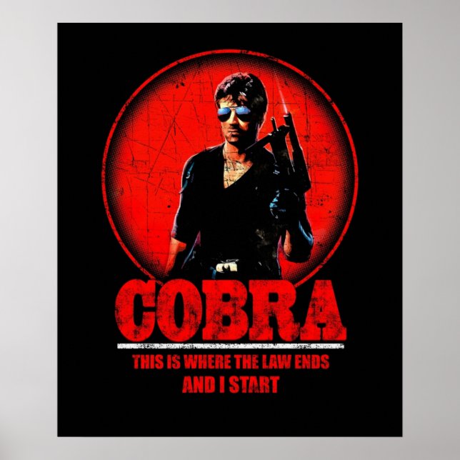 Affiche Cobra Movie Retro (Devant)